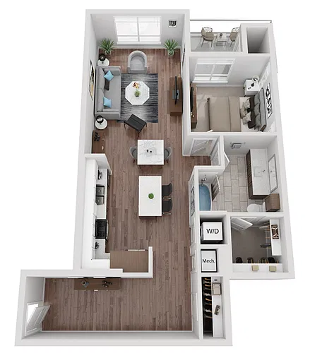 Floor plan A08