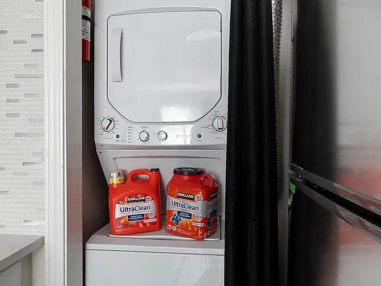 Washer and dryer - in unit.