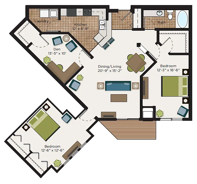 Floor plan The Hamline