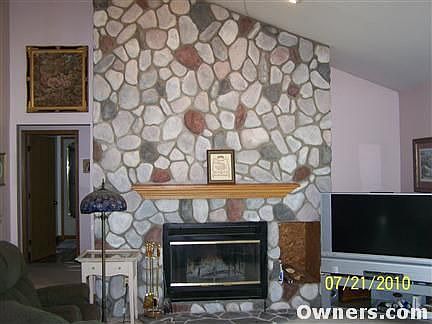 Fire place in living room