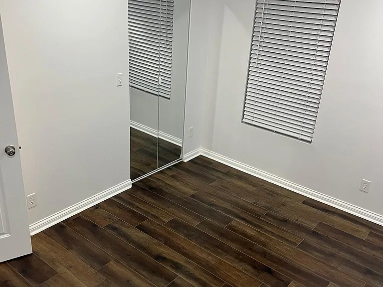 bedroom 1 and mirror closet door