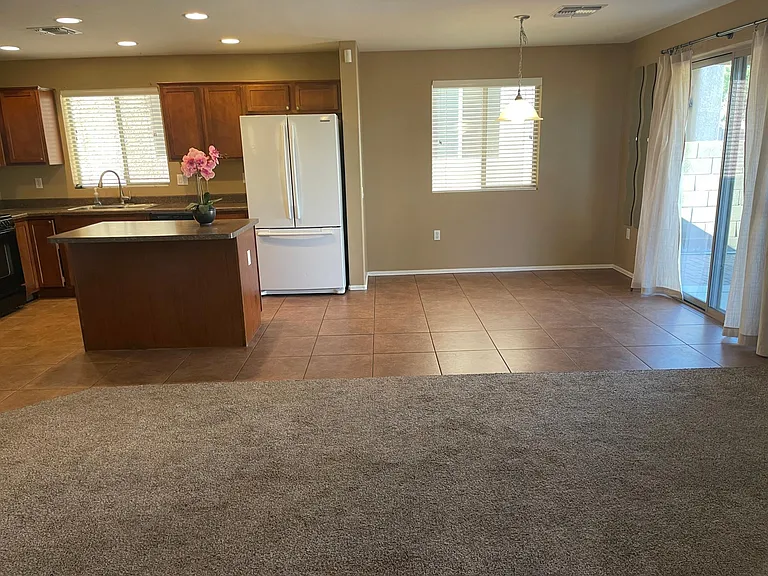 Kitchen and great room area downstairs