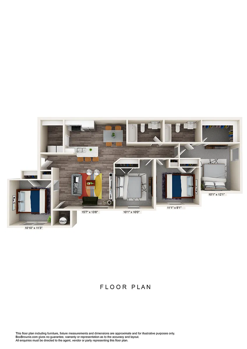 Floor plan Willow *Newly Renovated