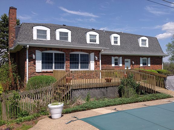 Rear of home.