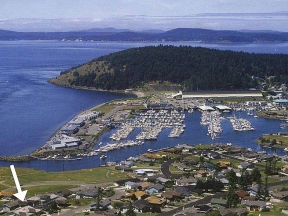 View of full service marina the closest departure point to over 100 beautiful San Juan Islands with 