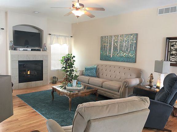 Enjoy the cozy fireplace