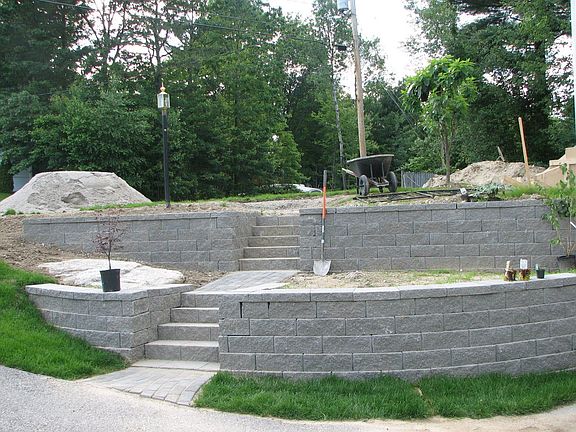 Front Retaining Wall