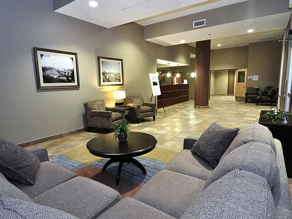 Sophisticated Front Lobby.