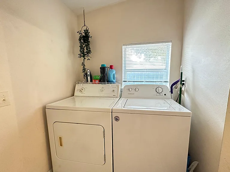 Washer and dryer in unit!