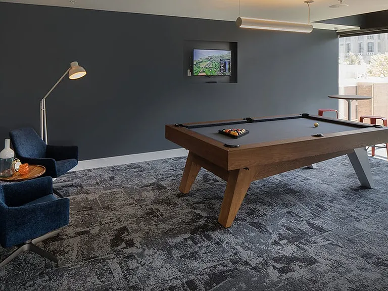 Clubroom with gaming area