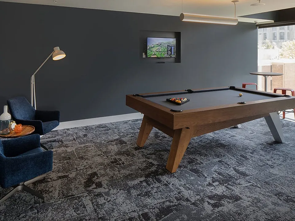 Clubroom with gaming area
