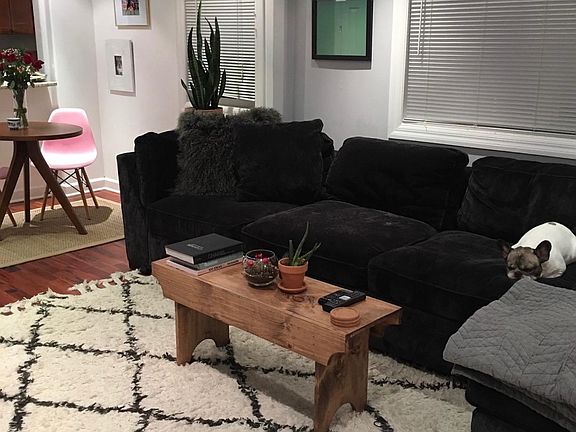 Downstairs Living Area (shown with furniture)