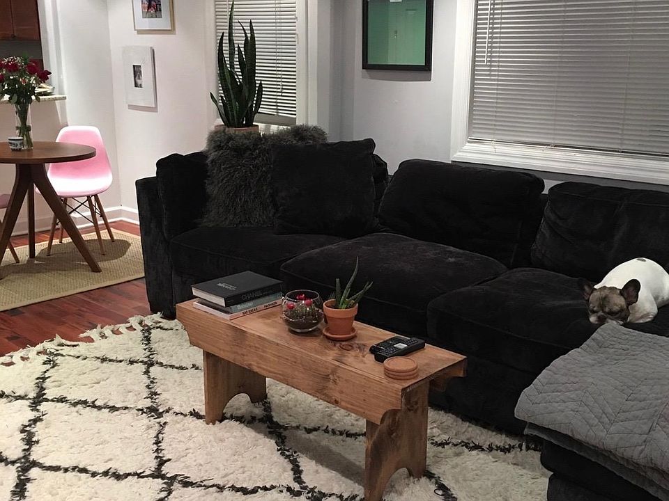 Downstairs Living Area (shown with furniture)