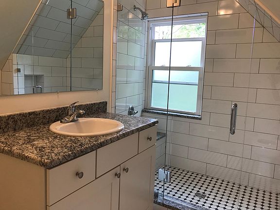 Gorgeous new bath with walk-in shower