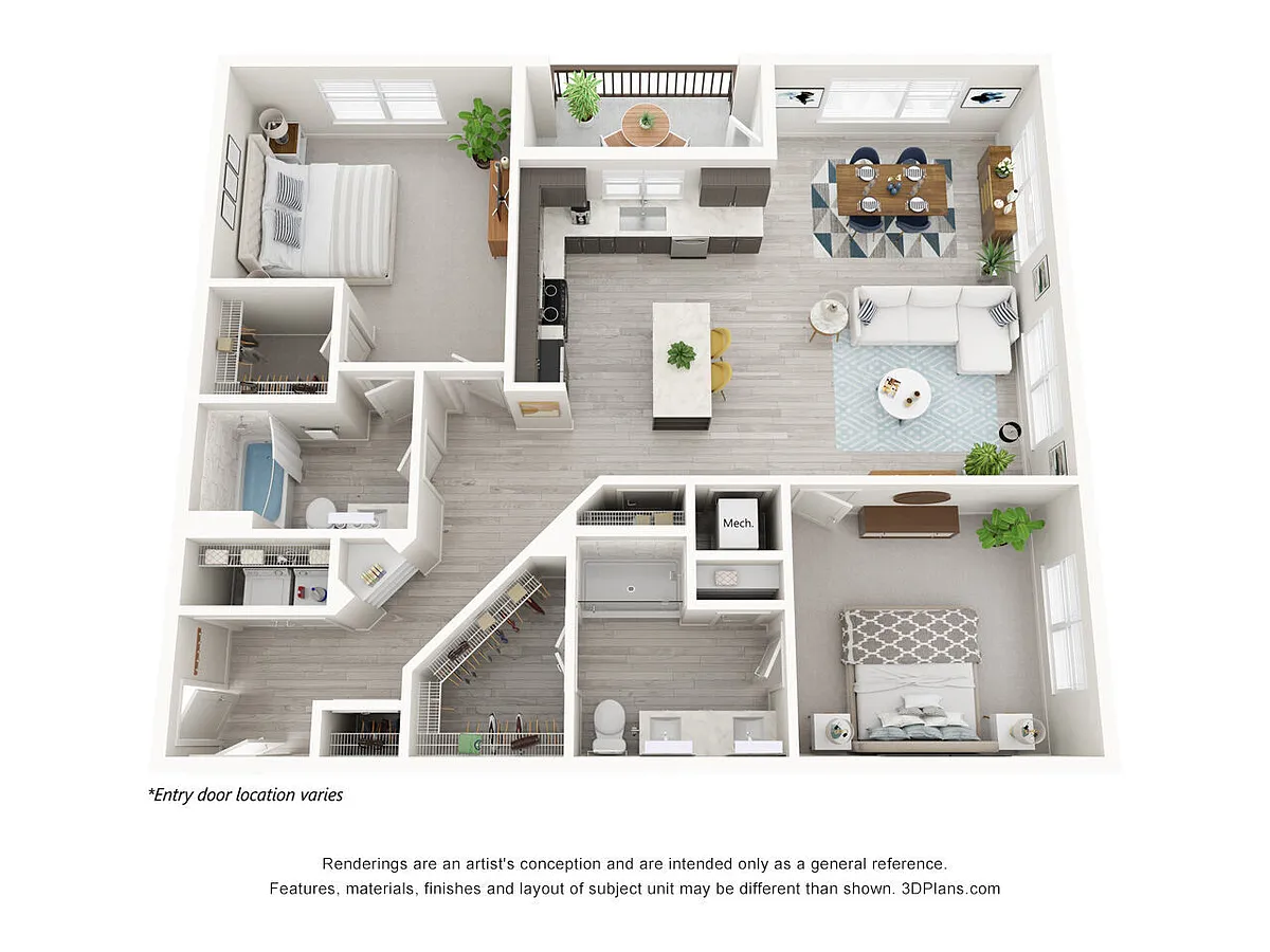 Floor plan B7
