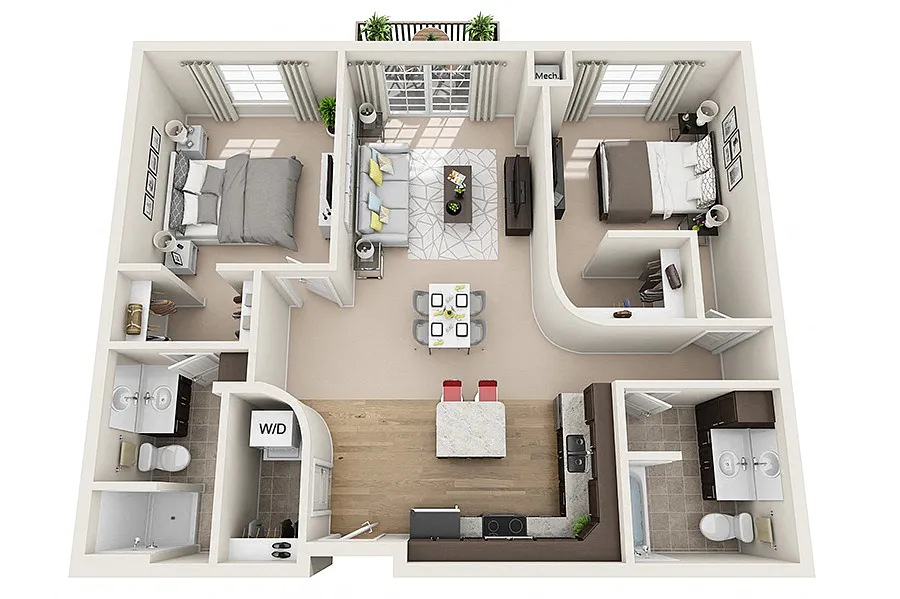 Floor plan B4