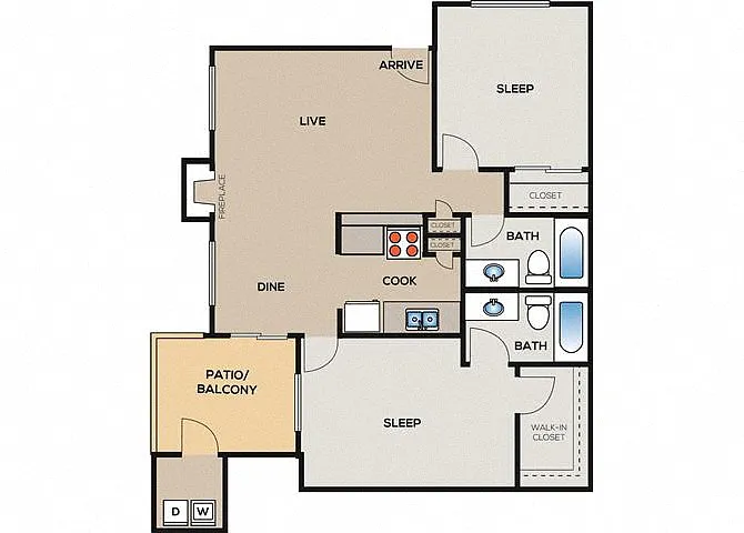 Floor plan B1