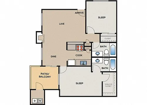 Floor plan B1
