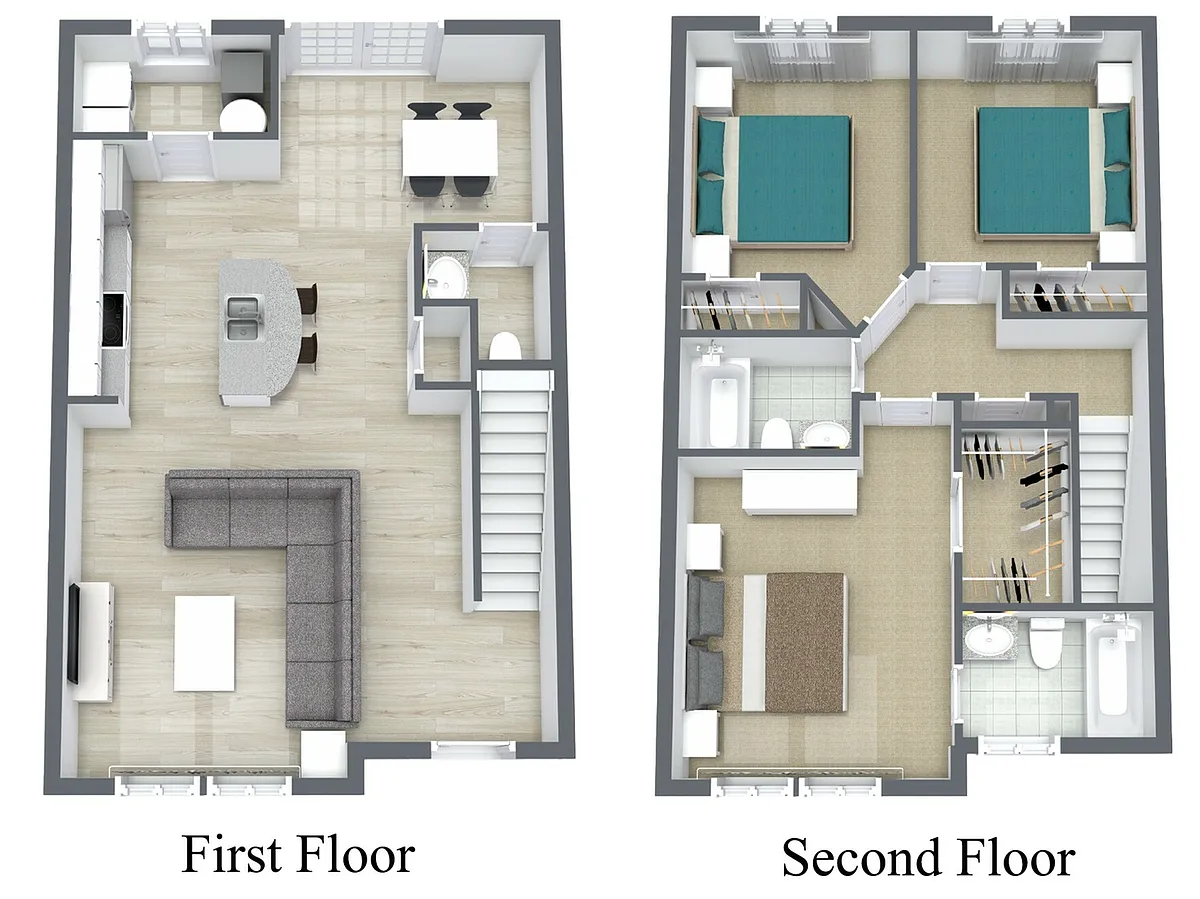 Floor plan Madison 3B