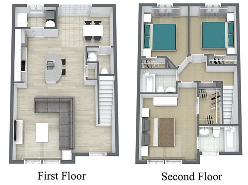Floor plan Madison 3B