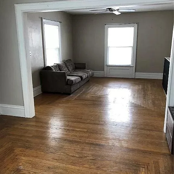 Dining room leading into the living room