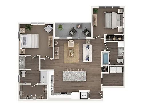 Floor plan B21