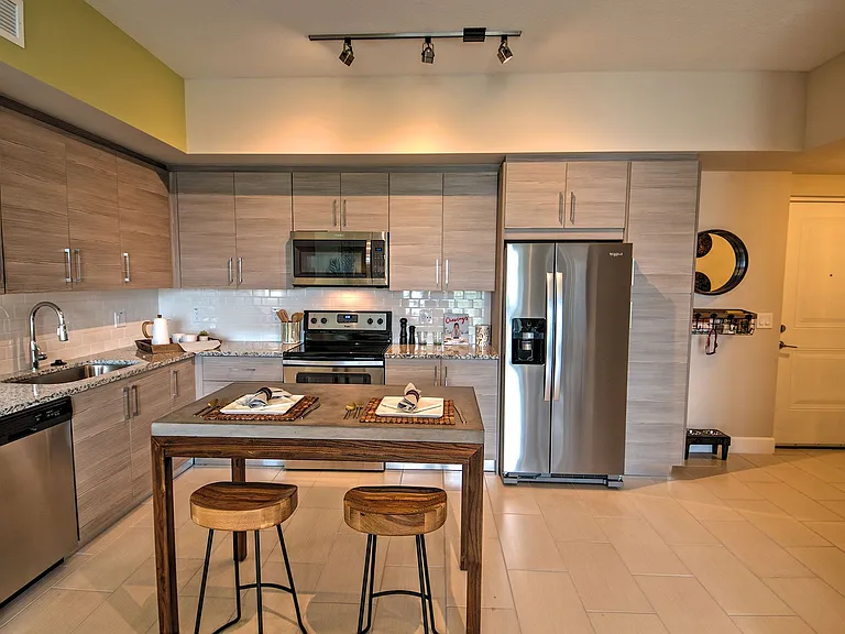 Kitchen with European Cabinetry