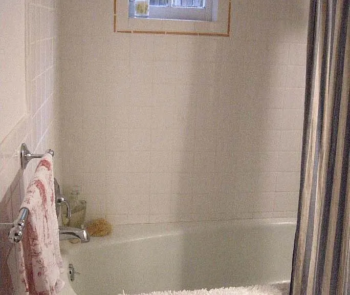 Upstairs bathroom window