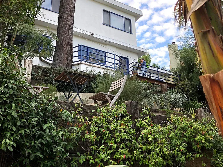 View of the house, from lower terraces