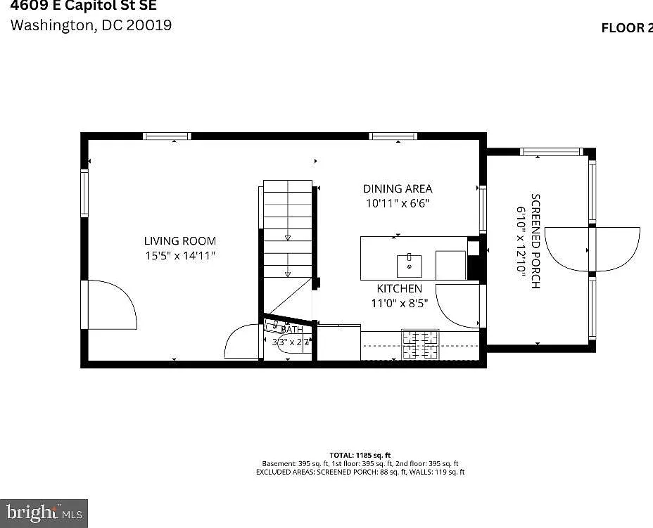 3 bed, 2.5 bath, 1278 sqft, $4,600 — Photo 2