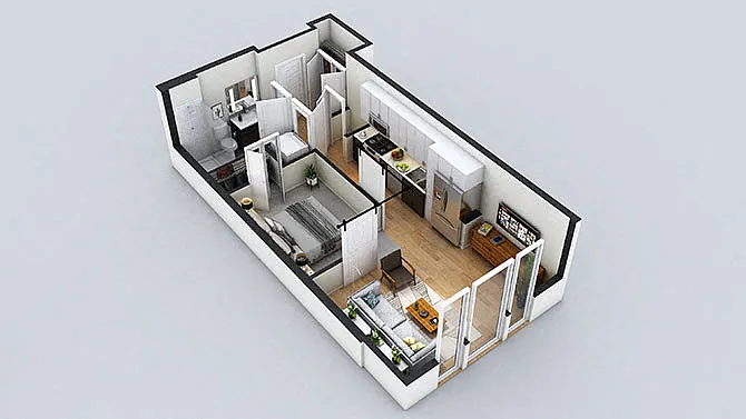 Floor plan Blanca 1