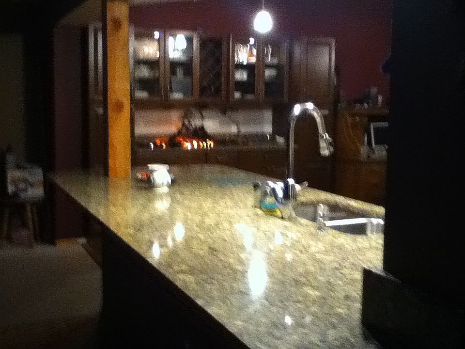 New countertops and cabinets