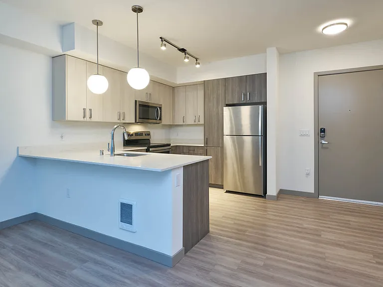 Kitchen with Stainless Steel Appliances