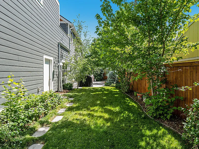 Private backyard