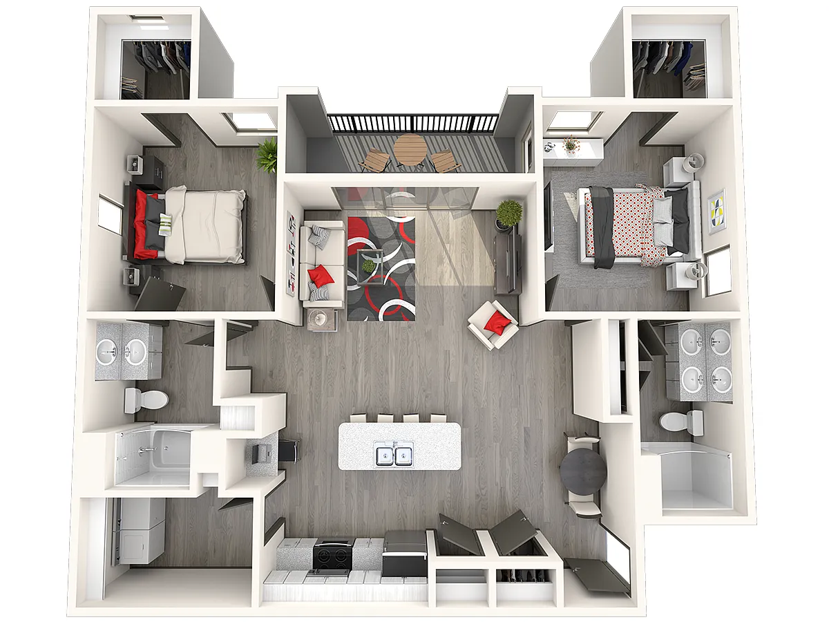 Floor plan 2X2