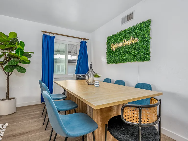 Gather around this spacious dining table for family meals, game nights, or plan your next adventure.