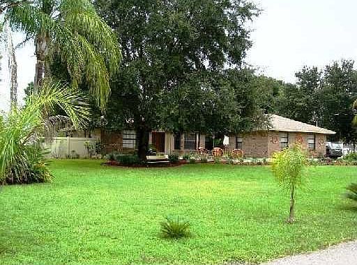 Lush landscaping