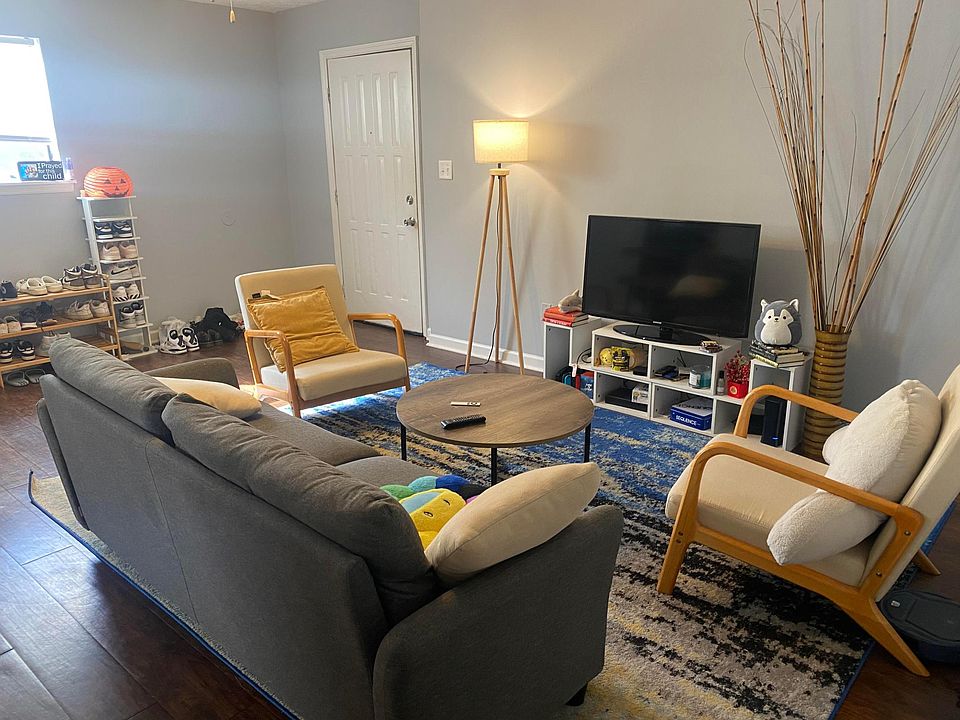 Living area is open to the kitchen