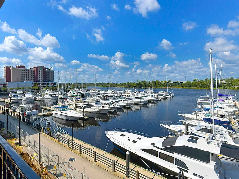 Waterfront views from your new apartment