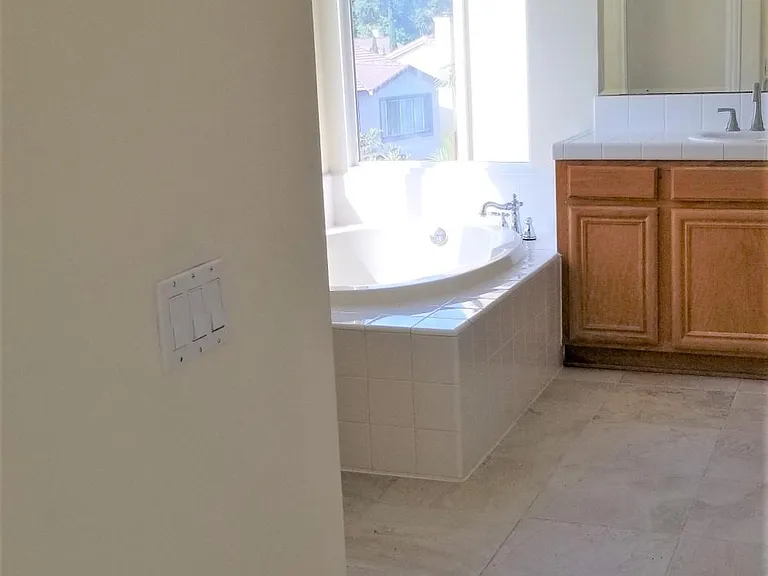 Master Bath on 2nd floor. Has 180 degrees view of Black Mountain