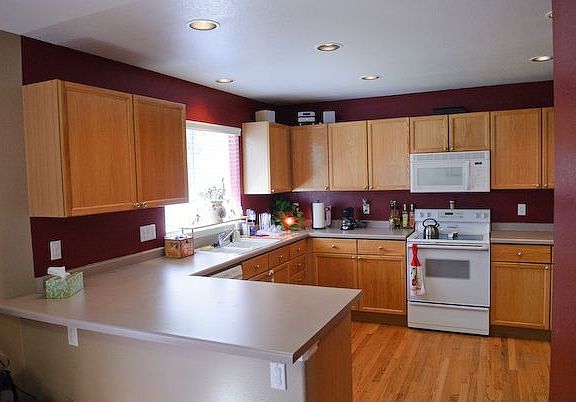 Tons of counter tops and cabinets