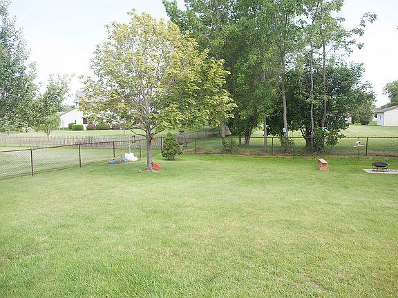 Large backyard