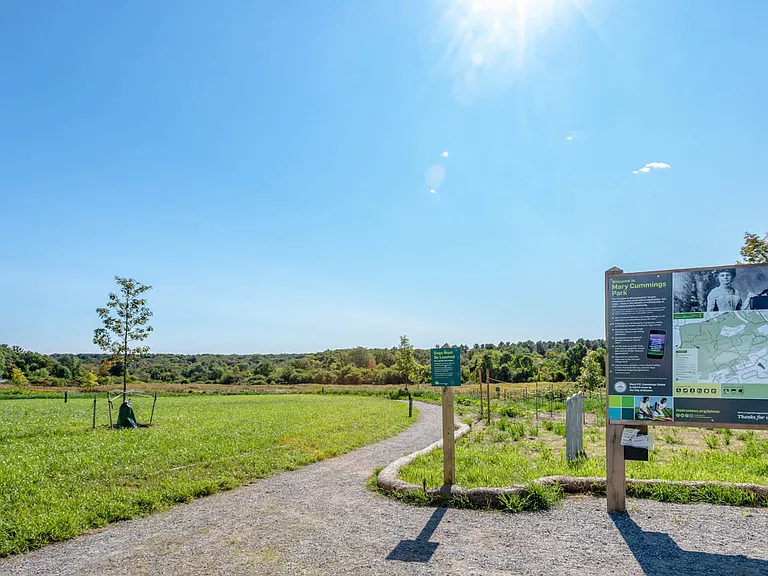 Less than a mile away from Mary Cummings Park.