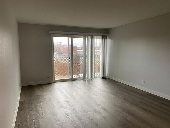 Living room with sliding doors to balcony