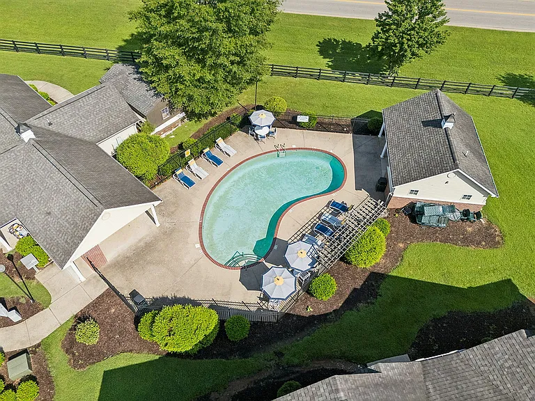 Mature landscaping
