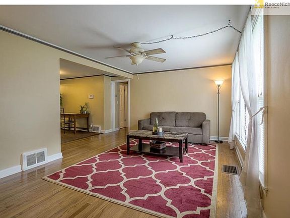 Large Living Room with hardwood floors