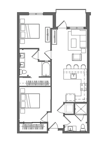 Floor plan B5 LUXE