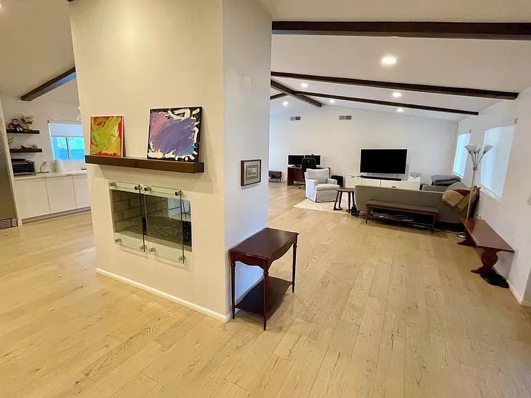 Fireplace and Living Room