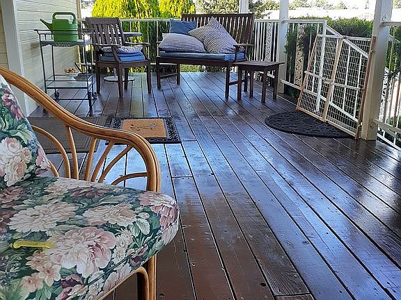 Covered front porch