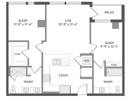 Floor plan C3b